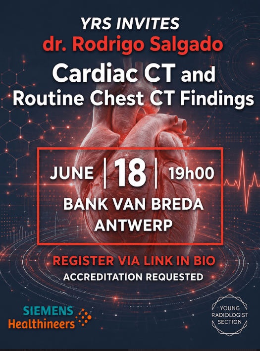 YRS invites dr. Rodrigo Salgado - "Cardiac CT and Routine Chest CT Findings"
