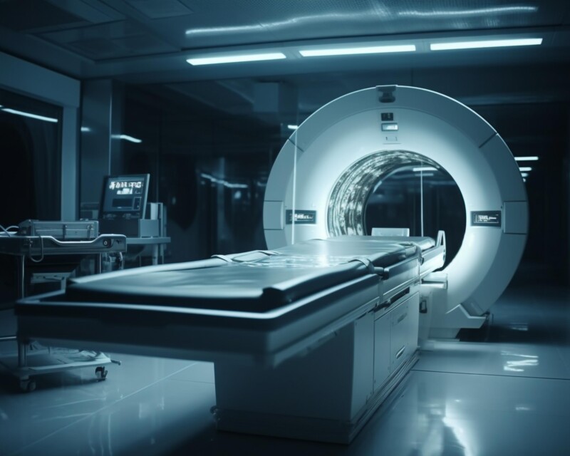 modern-hospital-machinery-illuminates-blue-mri-scanner-generated-by-ai